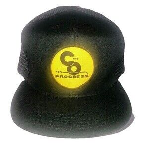 C&O For  Progress, Vintage Railroad Trucker's mesh,snap back Cap Made in USA